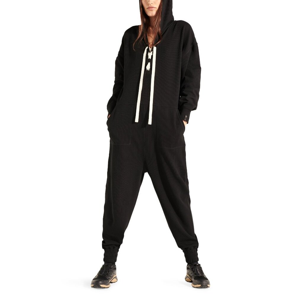 Sweaty Betty Halle Berry X Selene Waffle Knit Jumpsuit - Size Medium - NWOT